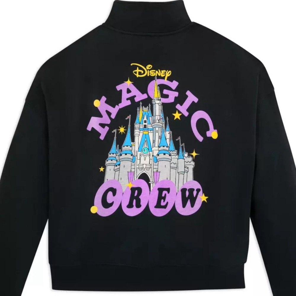 Sorcerer Mickey Mouse Zip Pullover for Women